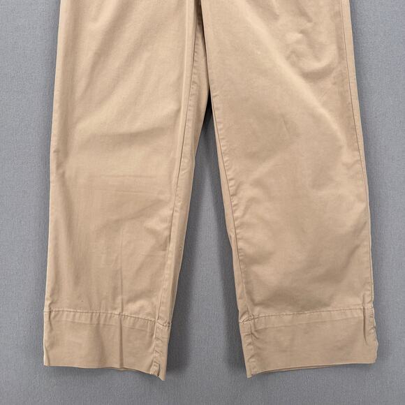 EVERLANE The Easy Pant Womens 2 Warm Khaki Tan Straight Leg Pull on Chino - Picture 7 of 14